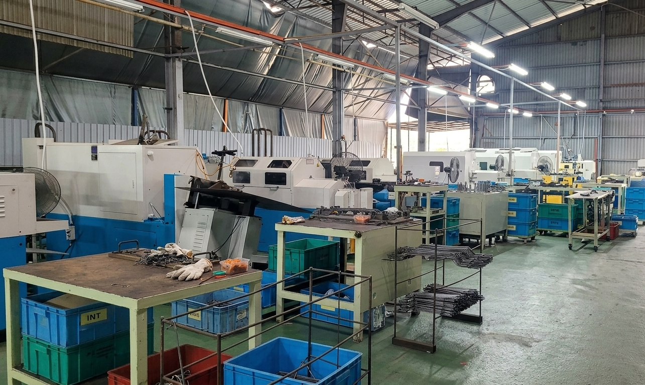 Industrial wire bending machines for precision metal component manufacturing