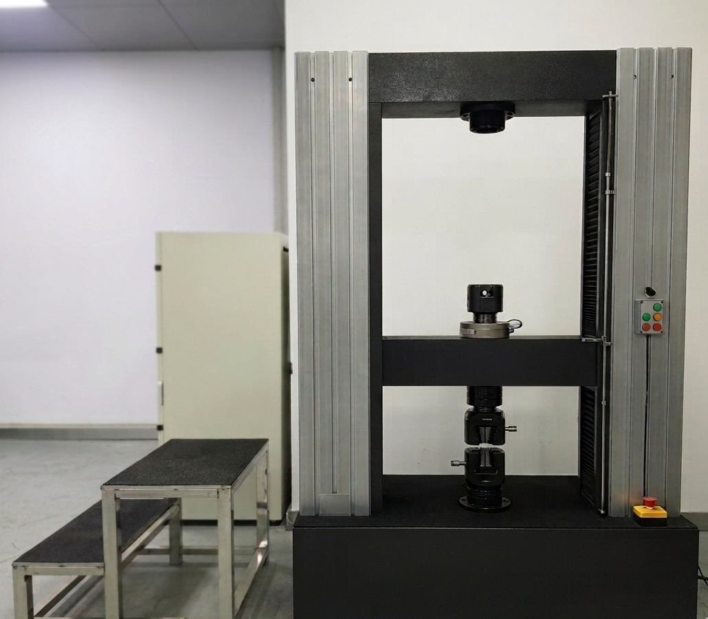 Mechanical property tensile testing machine used for industrial quality control manufacturing