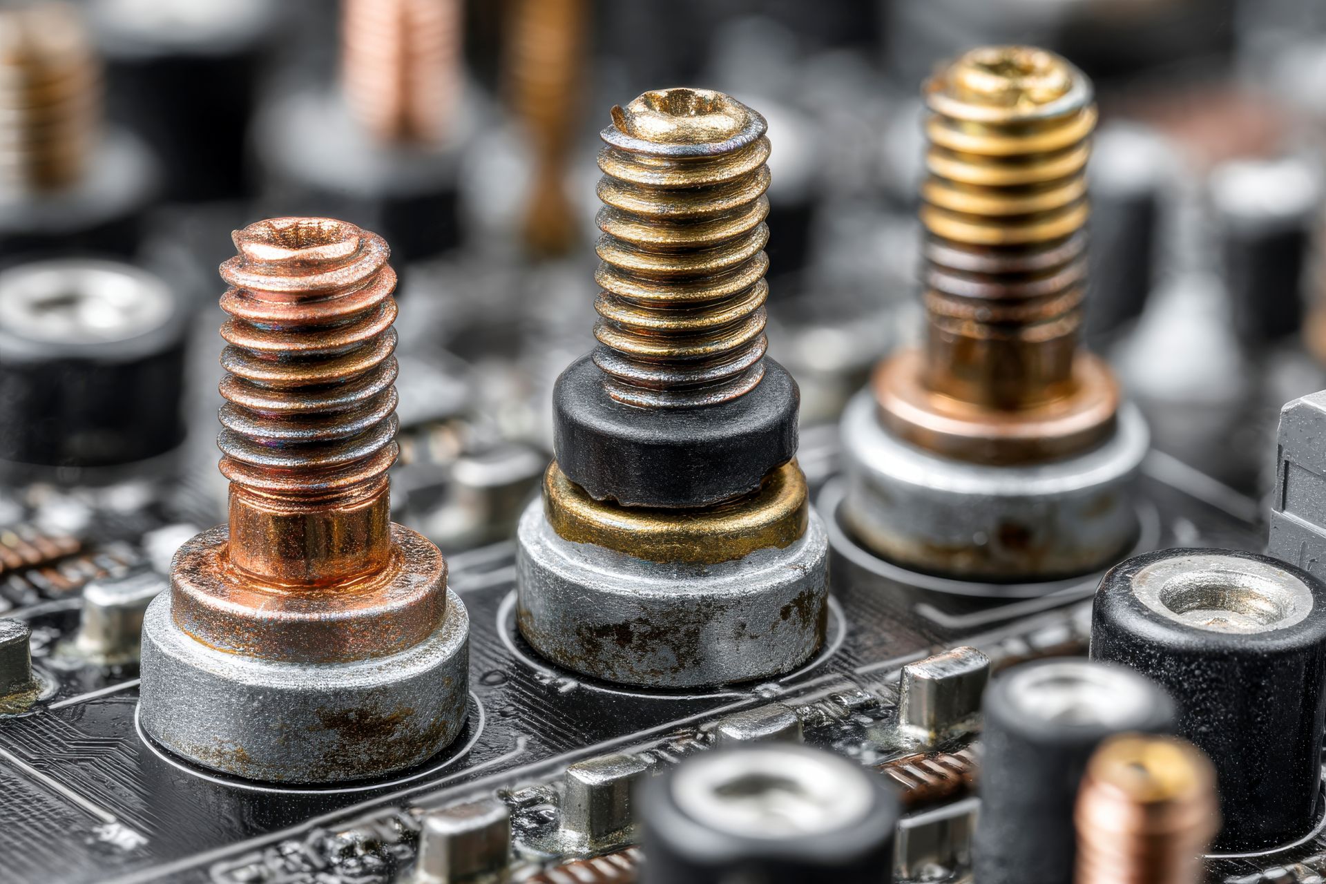 Precision metal fasteners and electronic component parts for communication and electronics industry